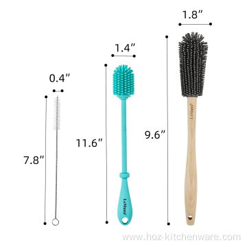 Eco-friendly Bottle Cleaning Brush Set